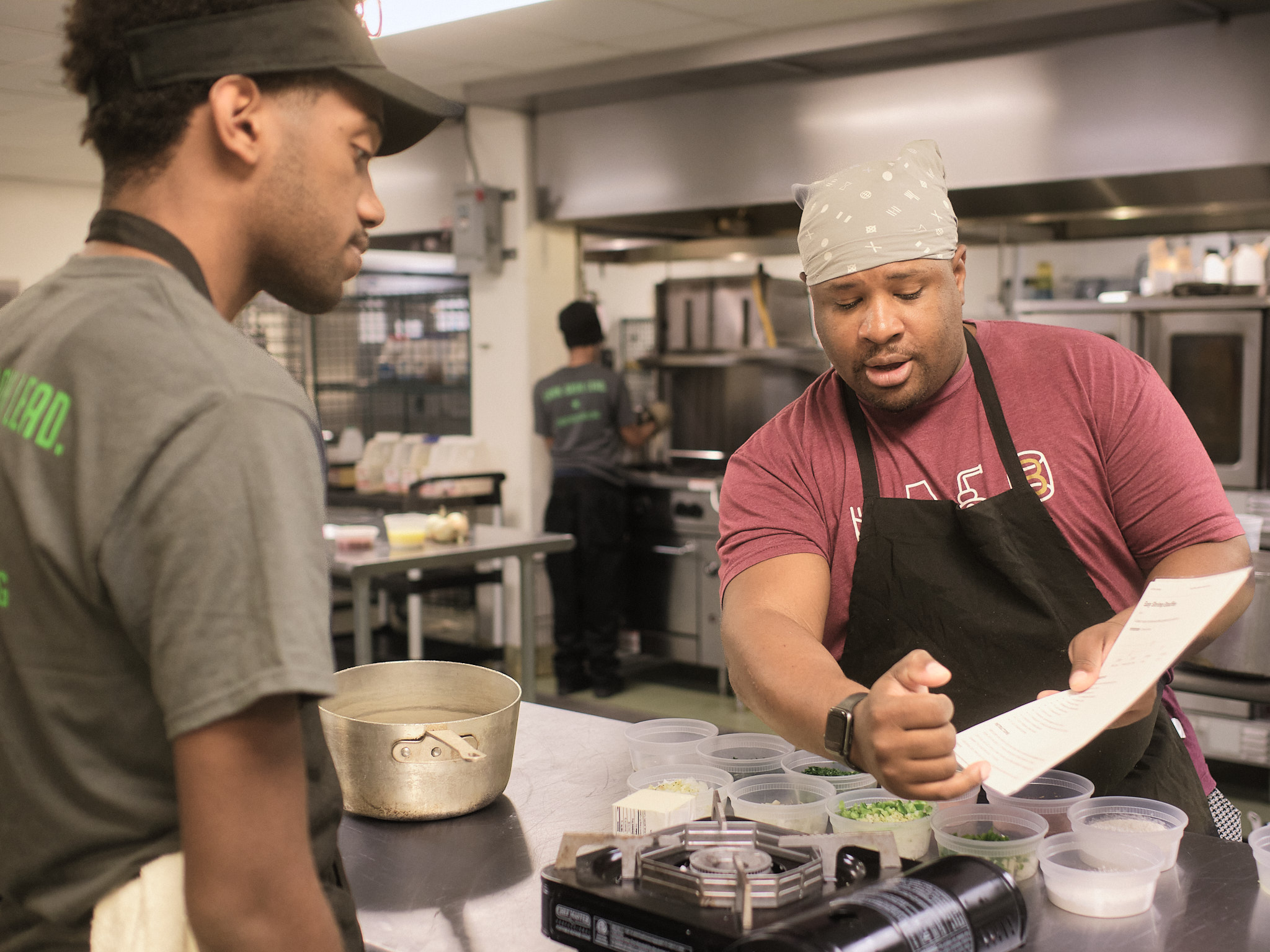 Liberty's Kitchen classroom moment